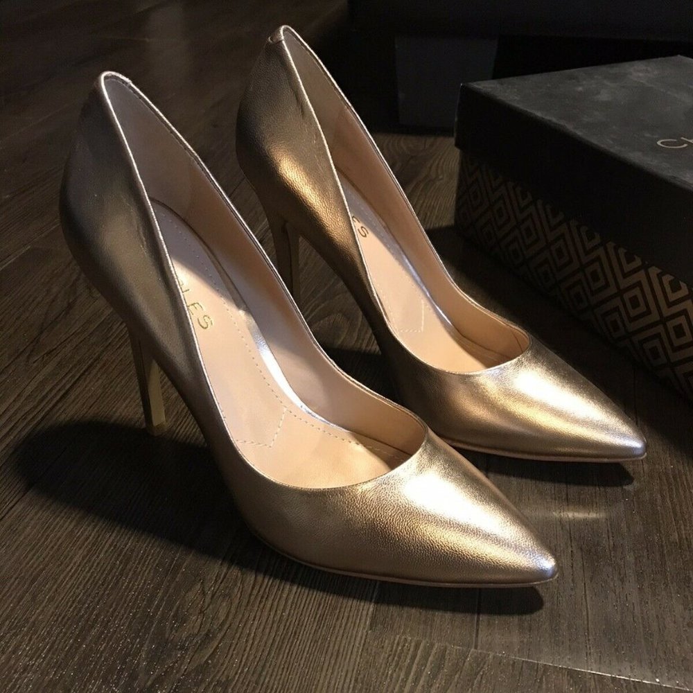 charles by charles david rose gold pact leather pumps